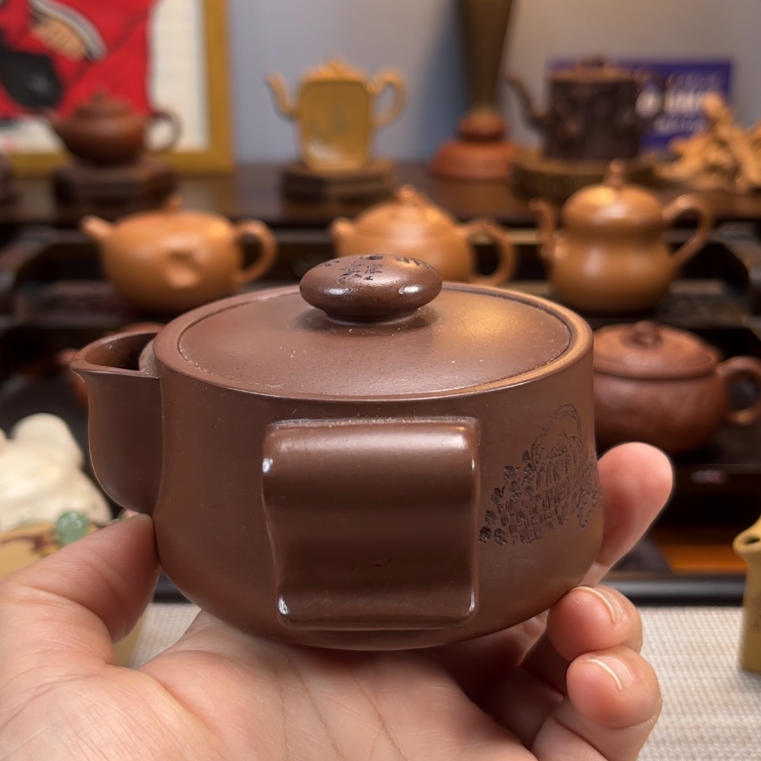 紫砂茶具半手工制作