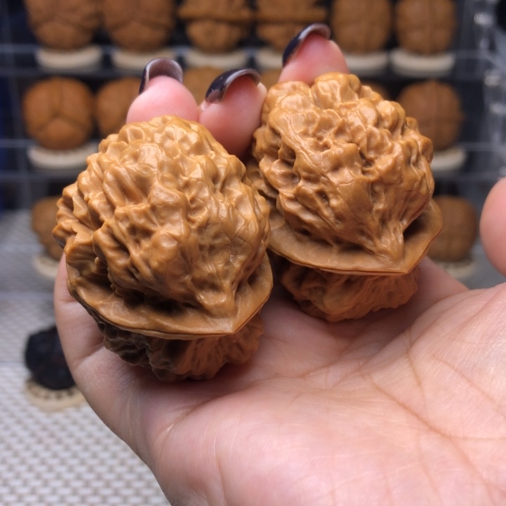 文玩核桃把件36号上古金蟾44尺