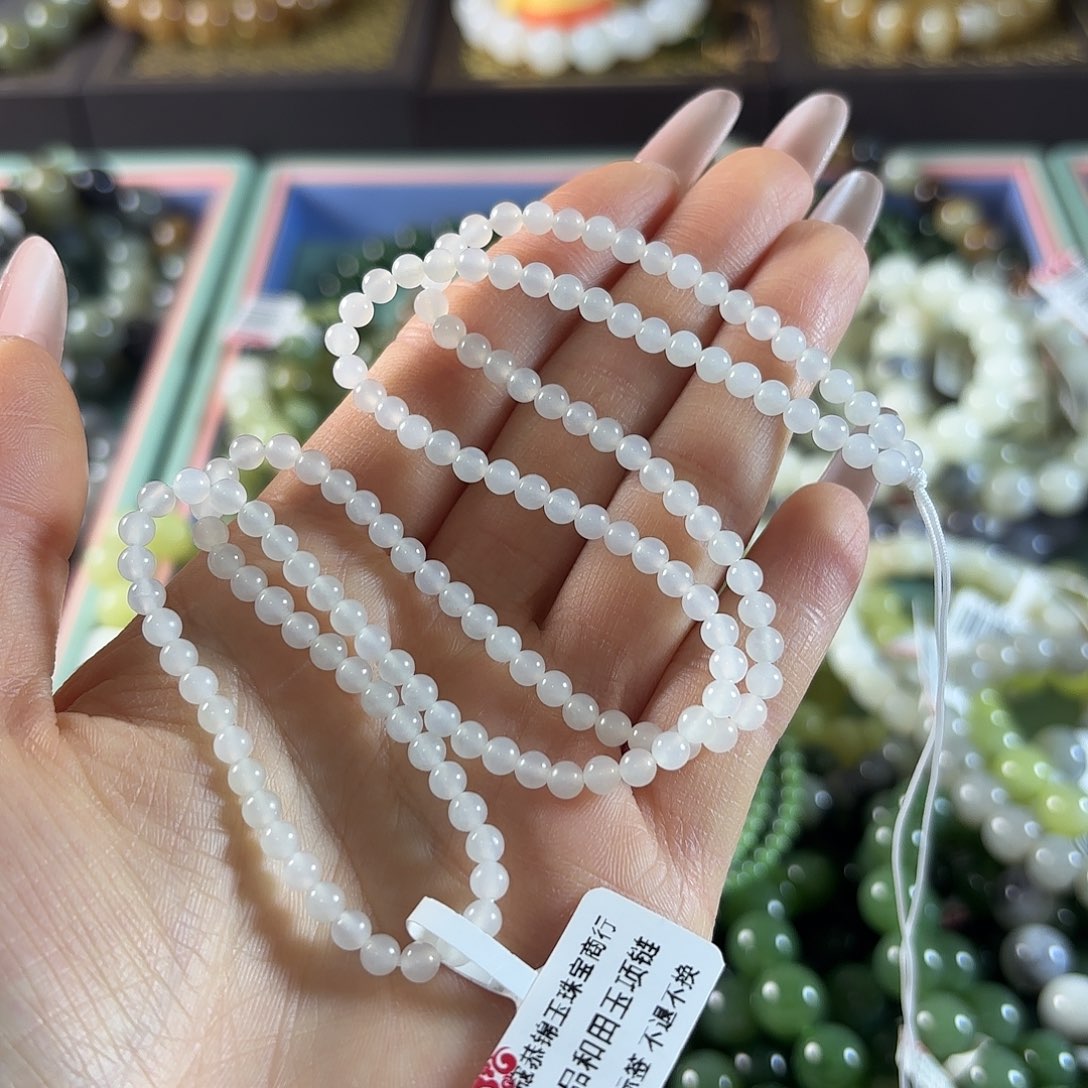 和田玉未镶嵌手链117