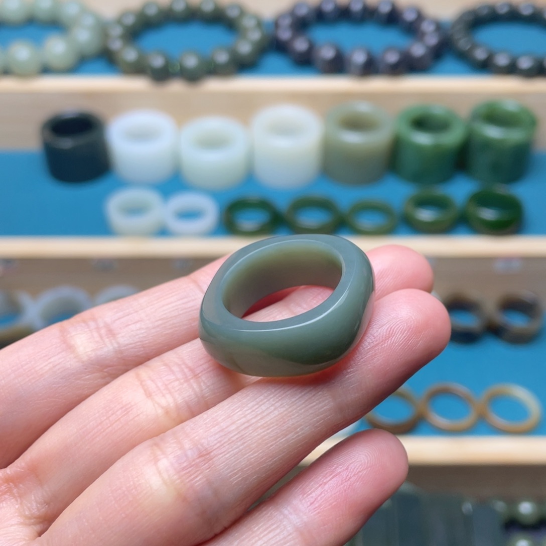 和田玉戒指未镶嵌用****0