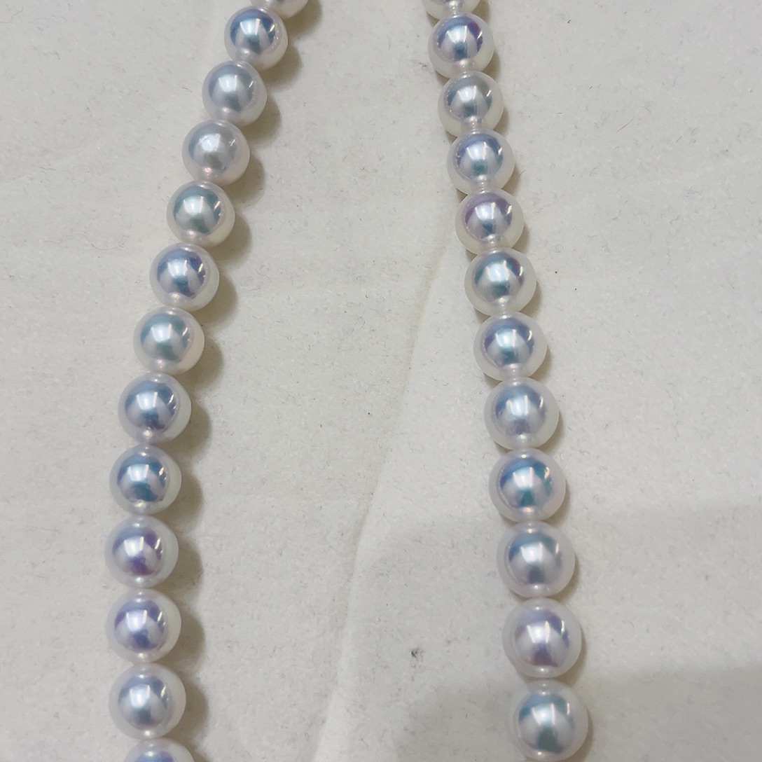 淡水珍珠颈饰银S925镶嵌娜*?