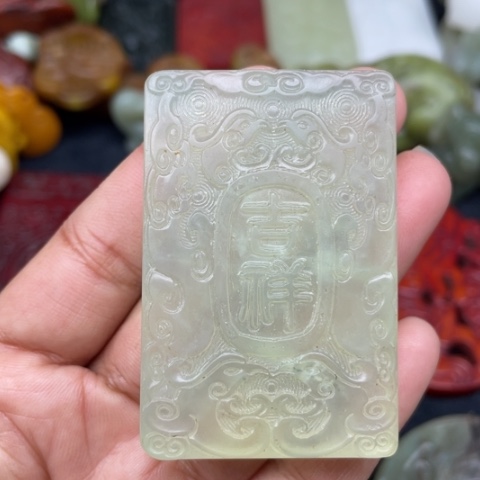 蛇纹石玉颈饰未镶嵌117