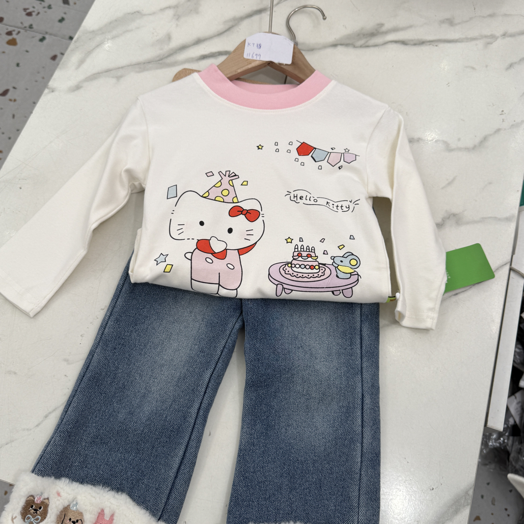 11699春秋女童休闲打底卫衣