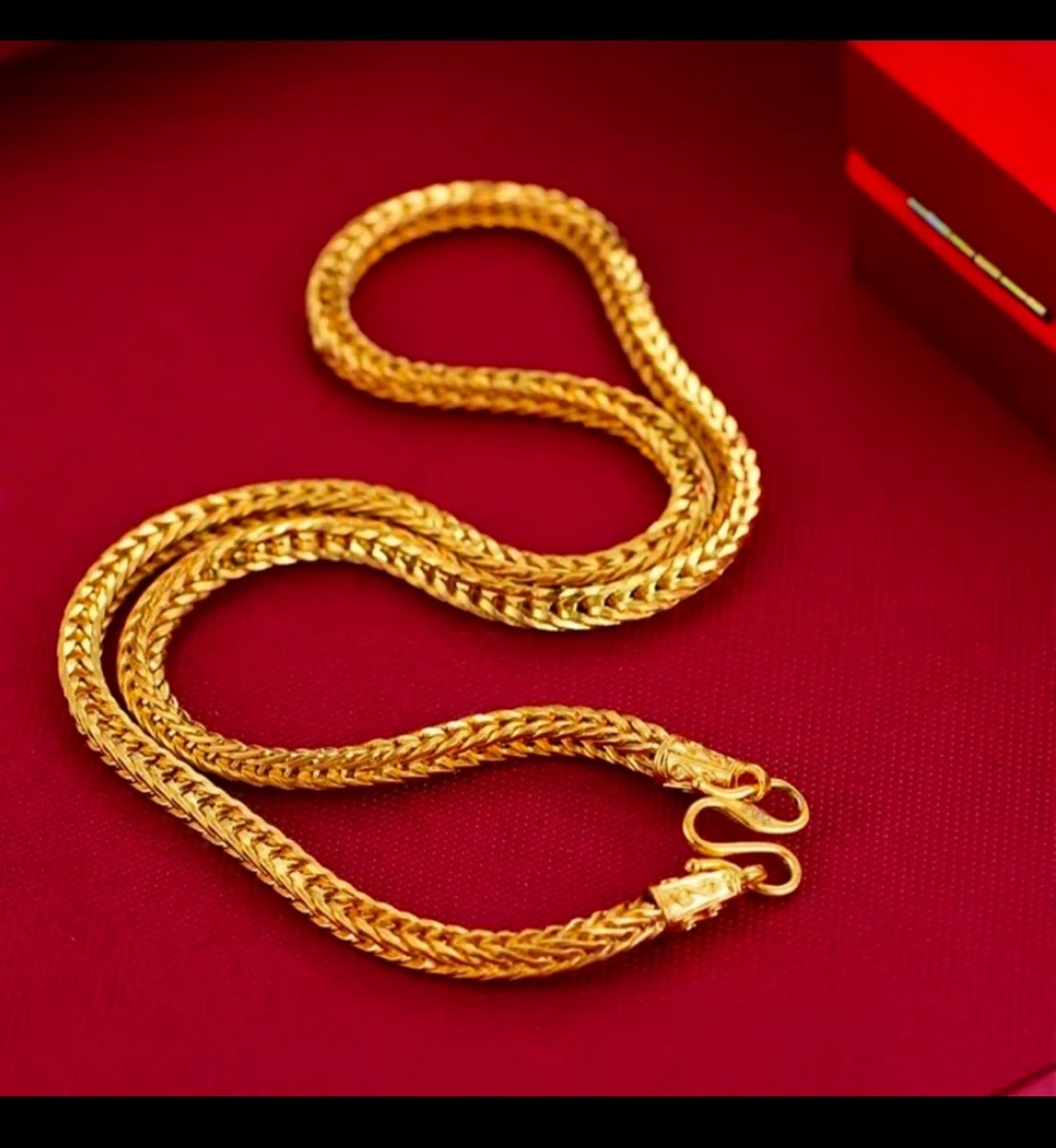 蛇骨链子素款经典锁骨链粗款