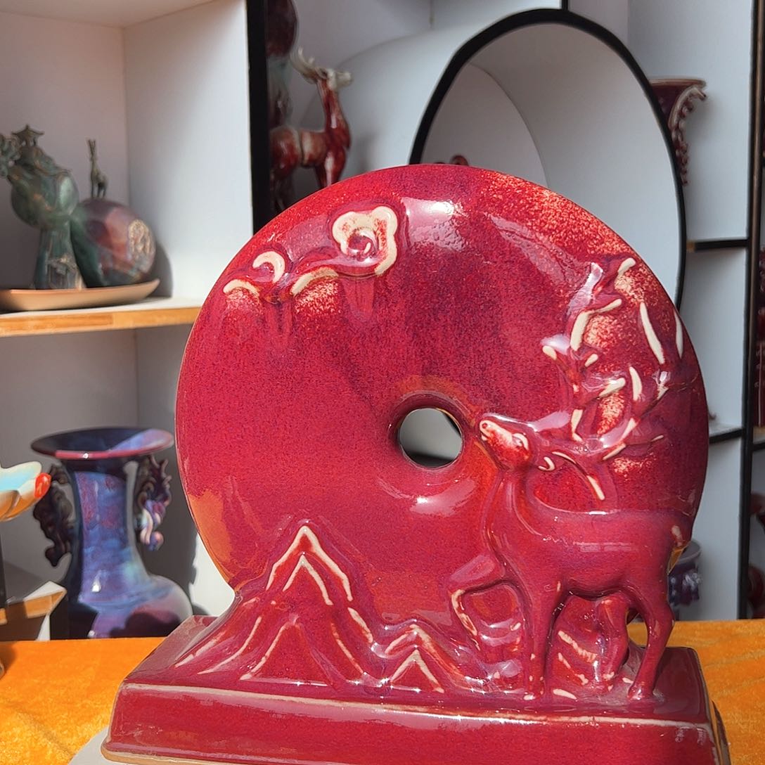 摆件郑家钧窑摆件