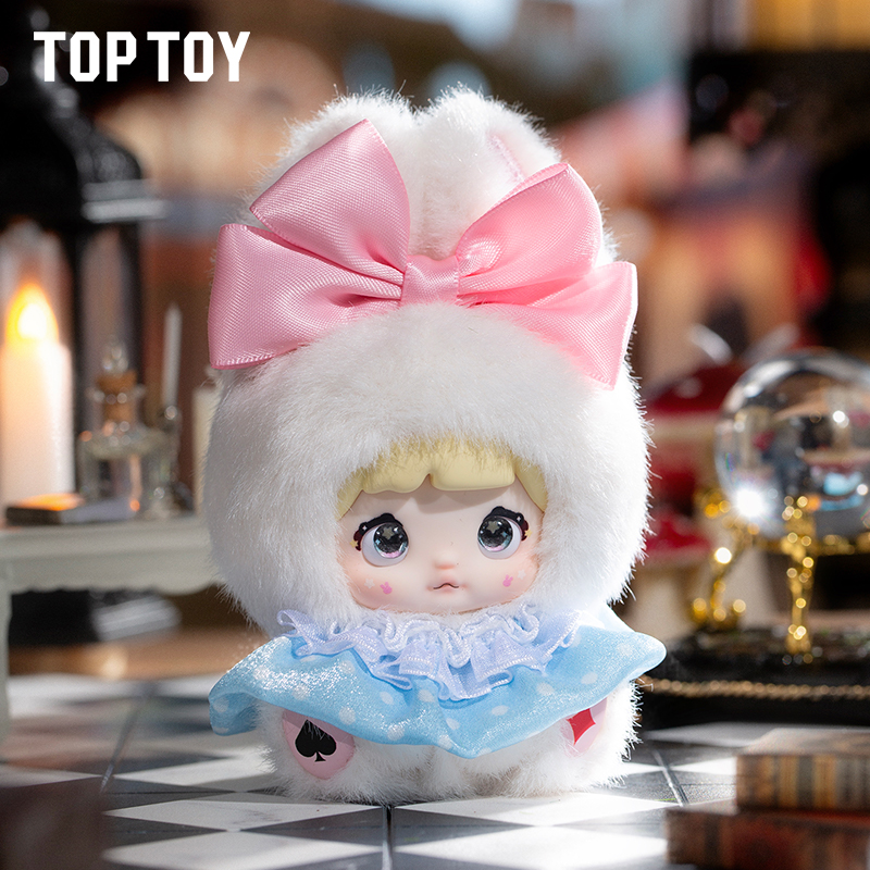 【明星同款】TOPTOY-Nommi糯米儿米宝童话镇毛绒盲盒跳进兔子洞挂件