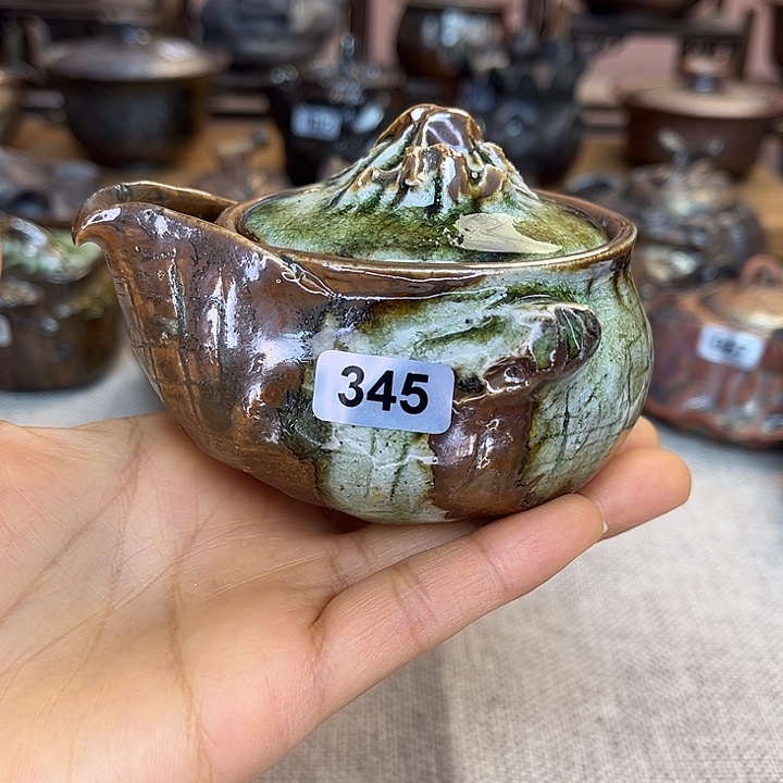 裸柴烧陶瓷手工茶器