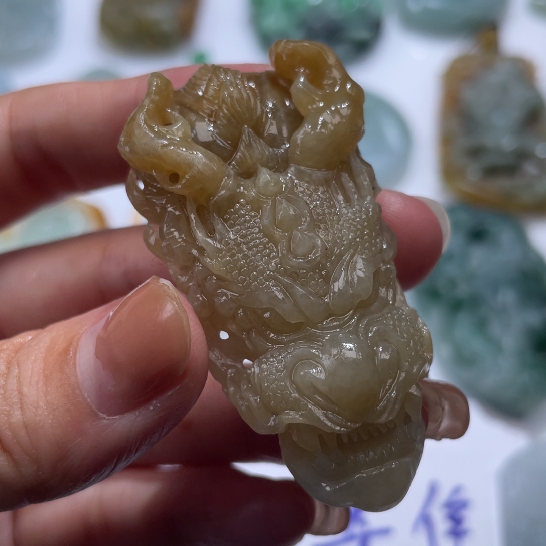 定制翡翠未镶嵌毛货