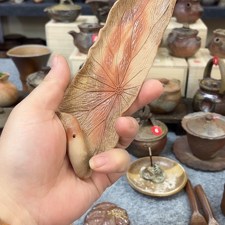 *****瓷片备前茶宠茶杯茶盘