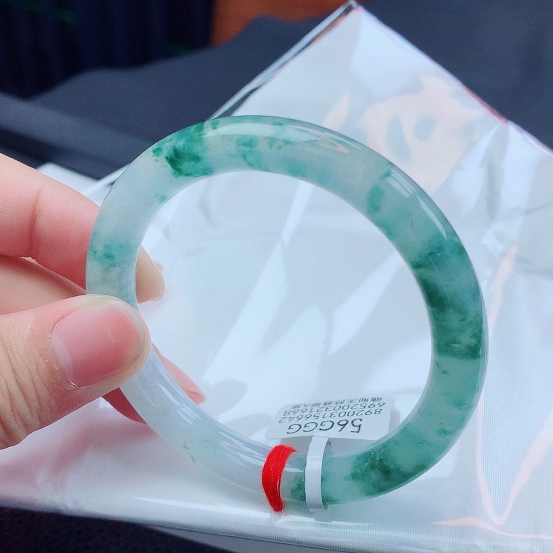 翡翠手镯未镶嵌天然缅甸翡翠A货手镯