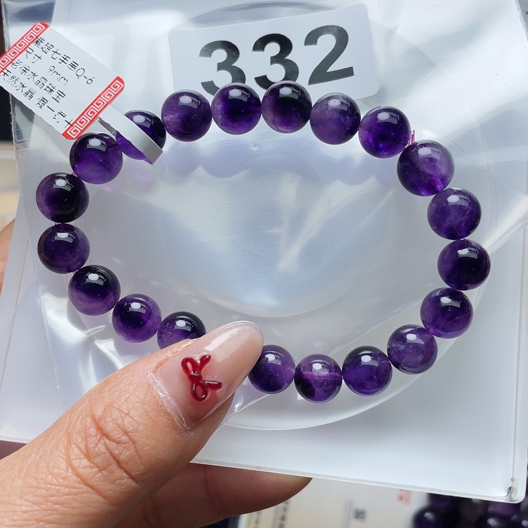 水晶手串332。未镶嵌喜***-