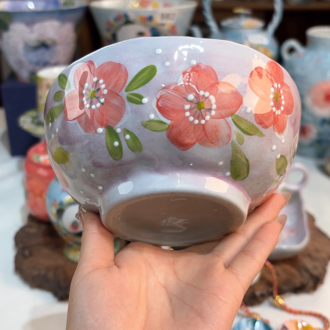 景德镇手绘高温釉下彩陶瓷茶具