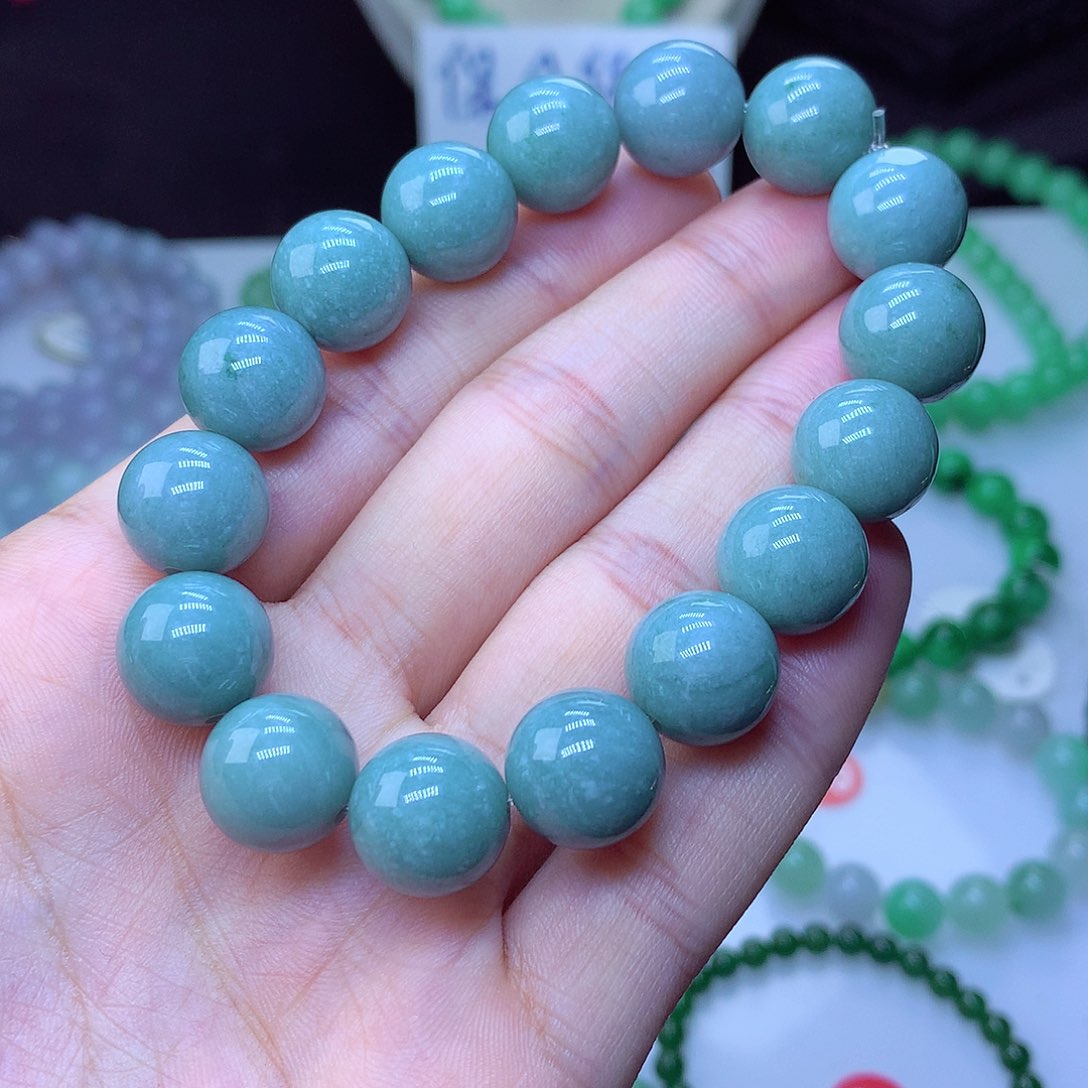 翡翠毛衣链未镶嵌卡13