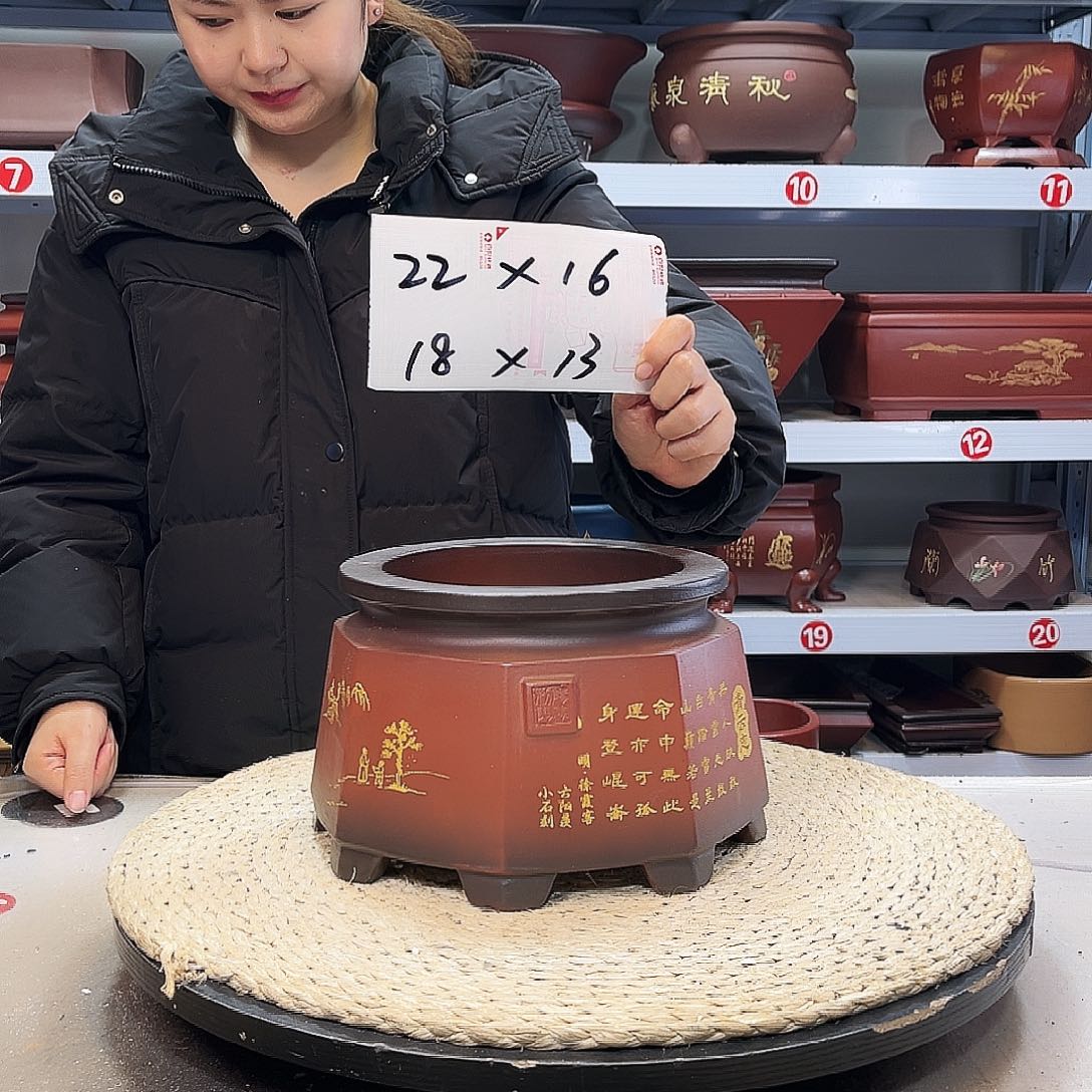 花盆紫砂紫砂花盆