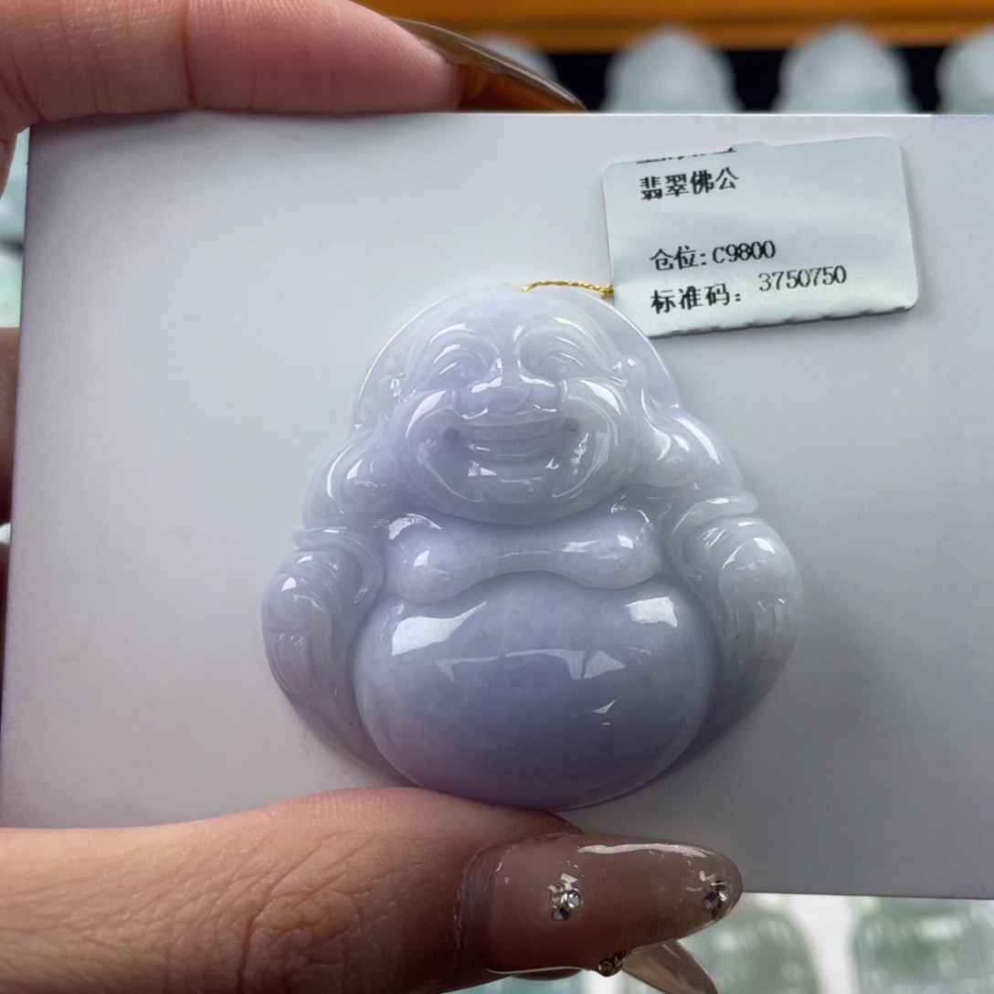 颈饰未镶嵌翡翠佛公