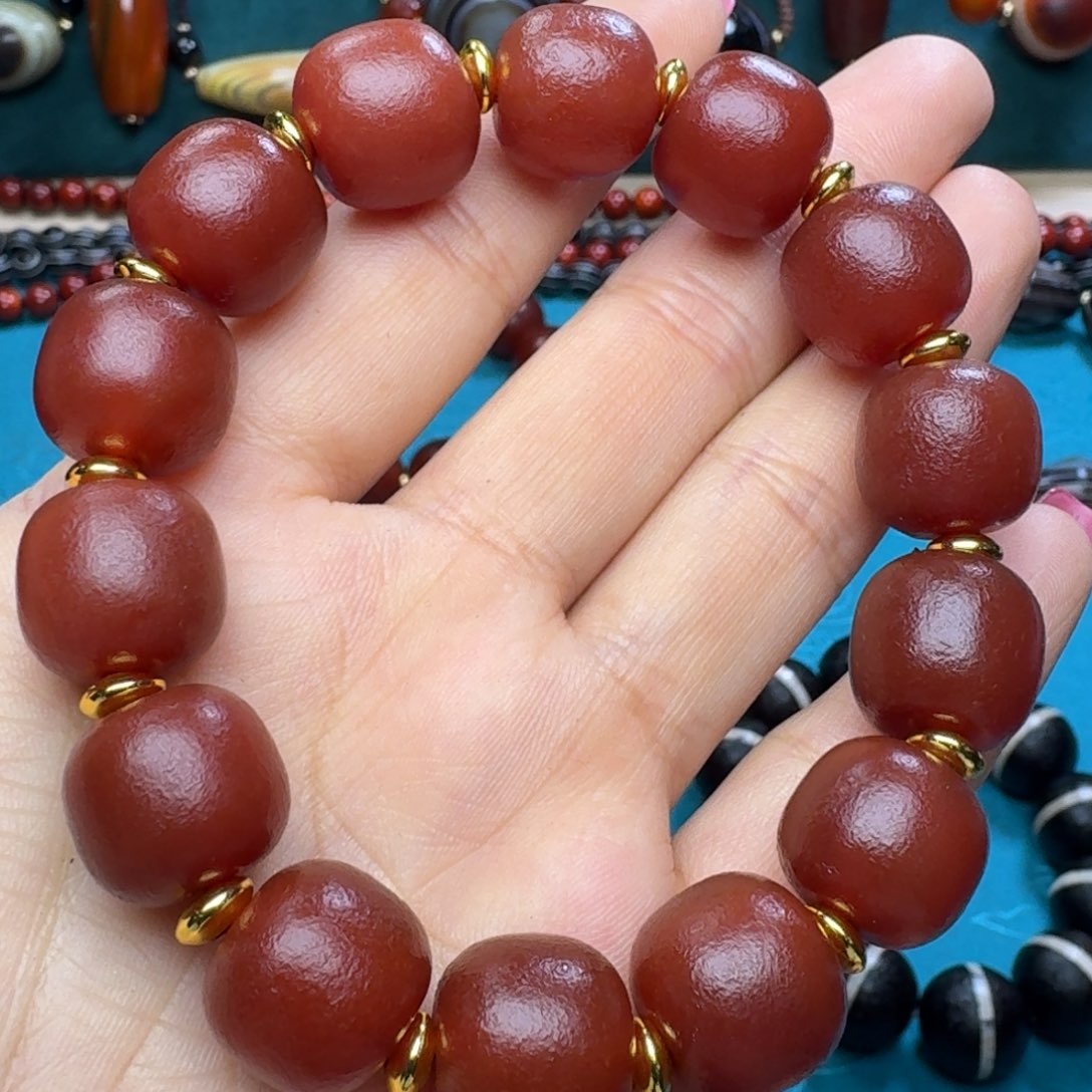 玛瑙/玉髓未镶嵌项链