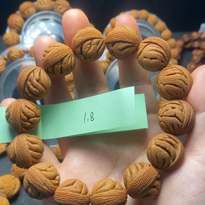 桃核吊坠秦岭山野生桃核