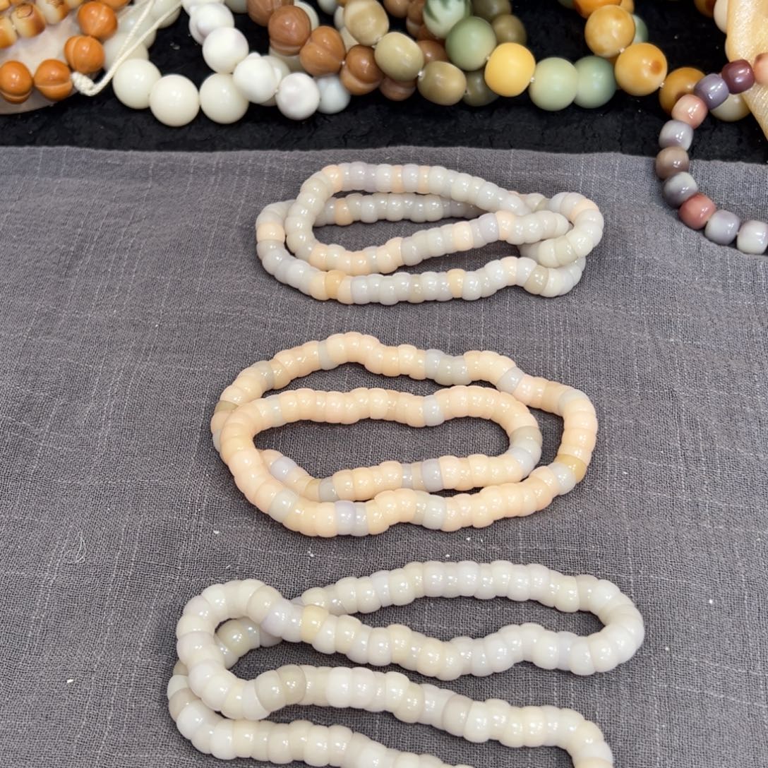 菩提根/象牙果吊坠108颗小肠卡10微瑕