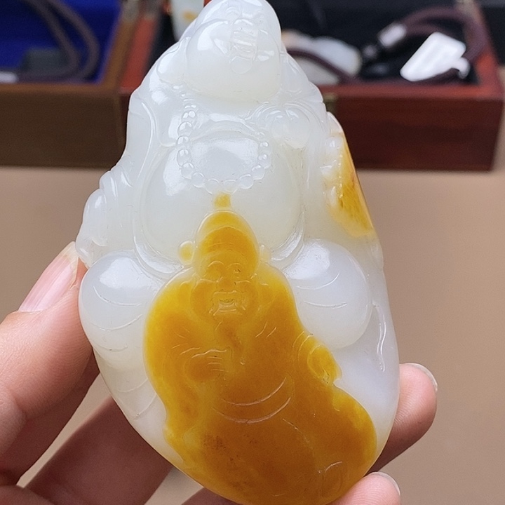 和田玉挂件未镶嵌F