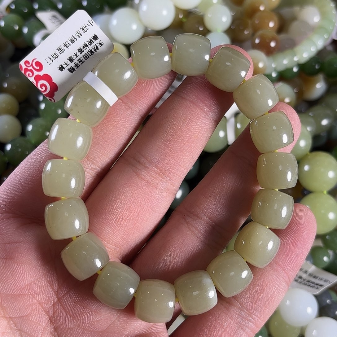 和田玉手链未镶嵌W82