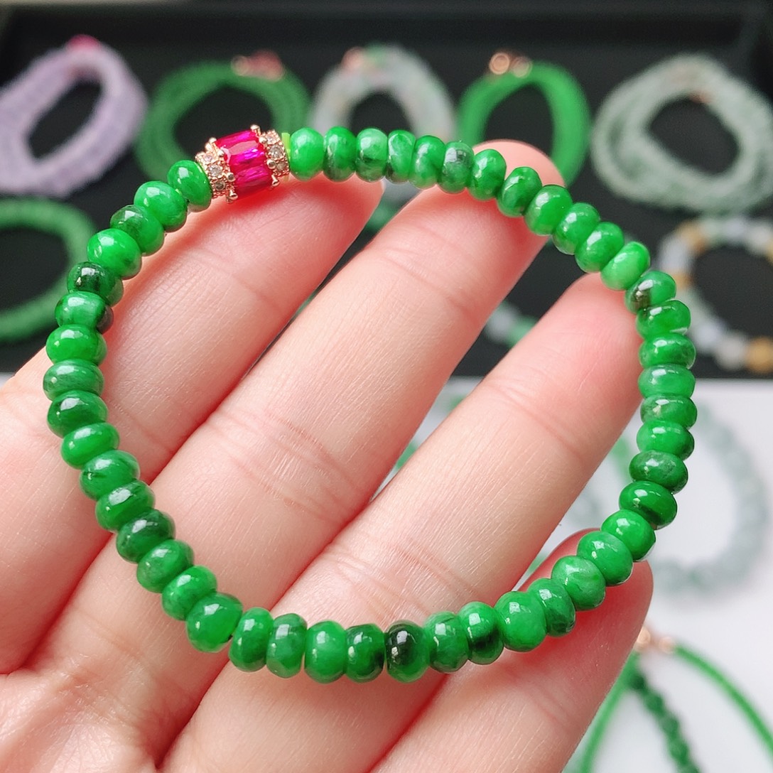 翡翠未镶嵌手链翡翠