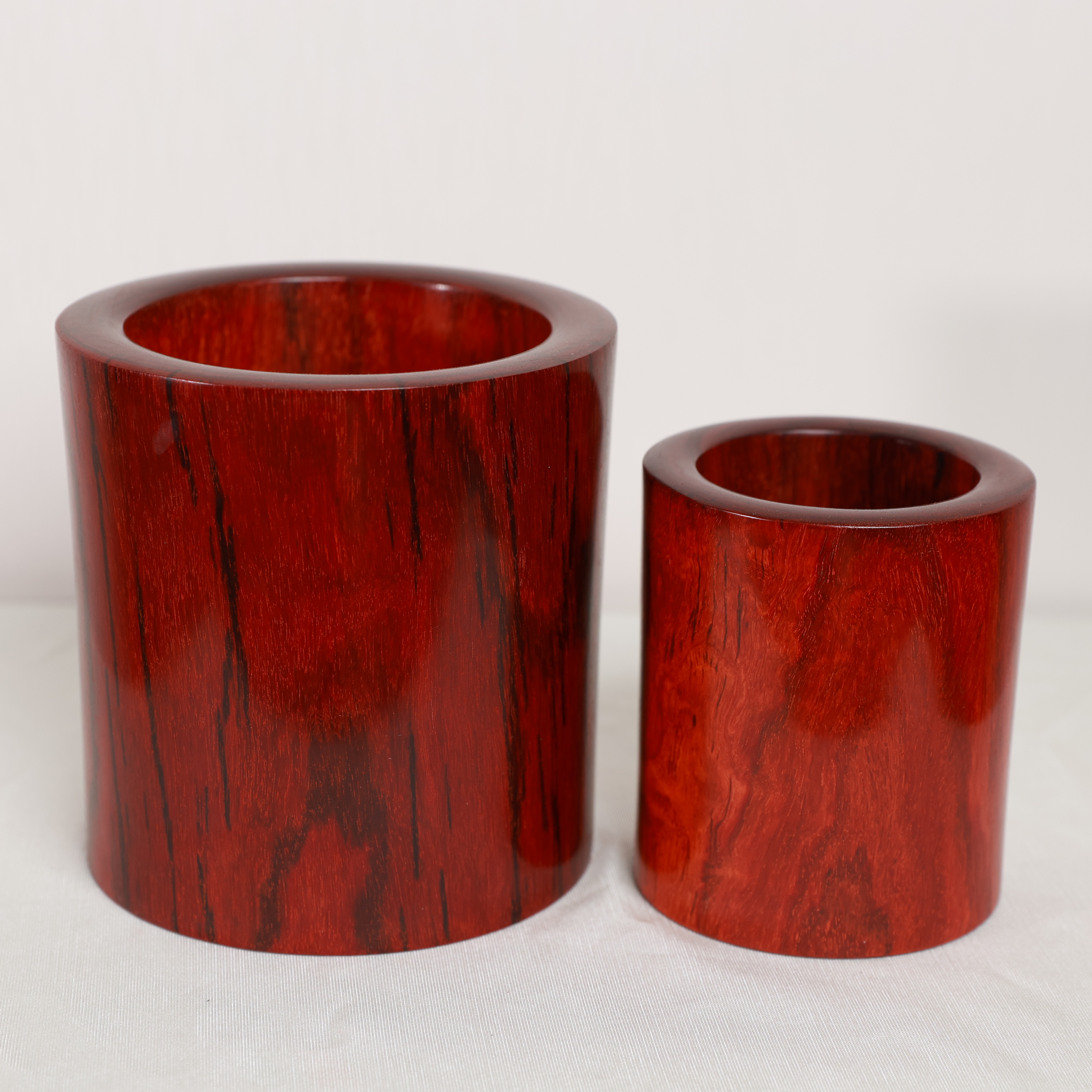 s25826 印度小叶紫檀-子母笔筒