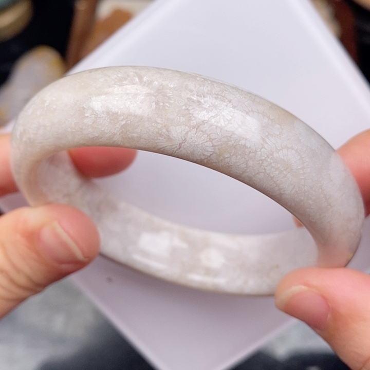 硅化玉手镯未镶嵌60.5