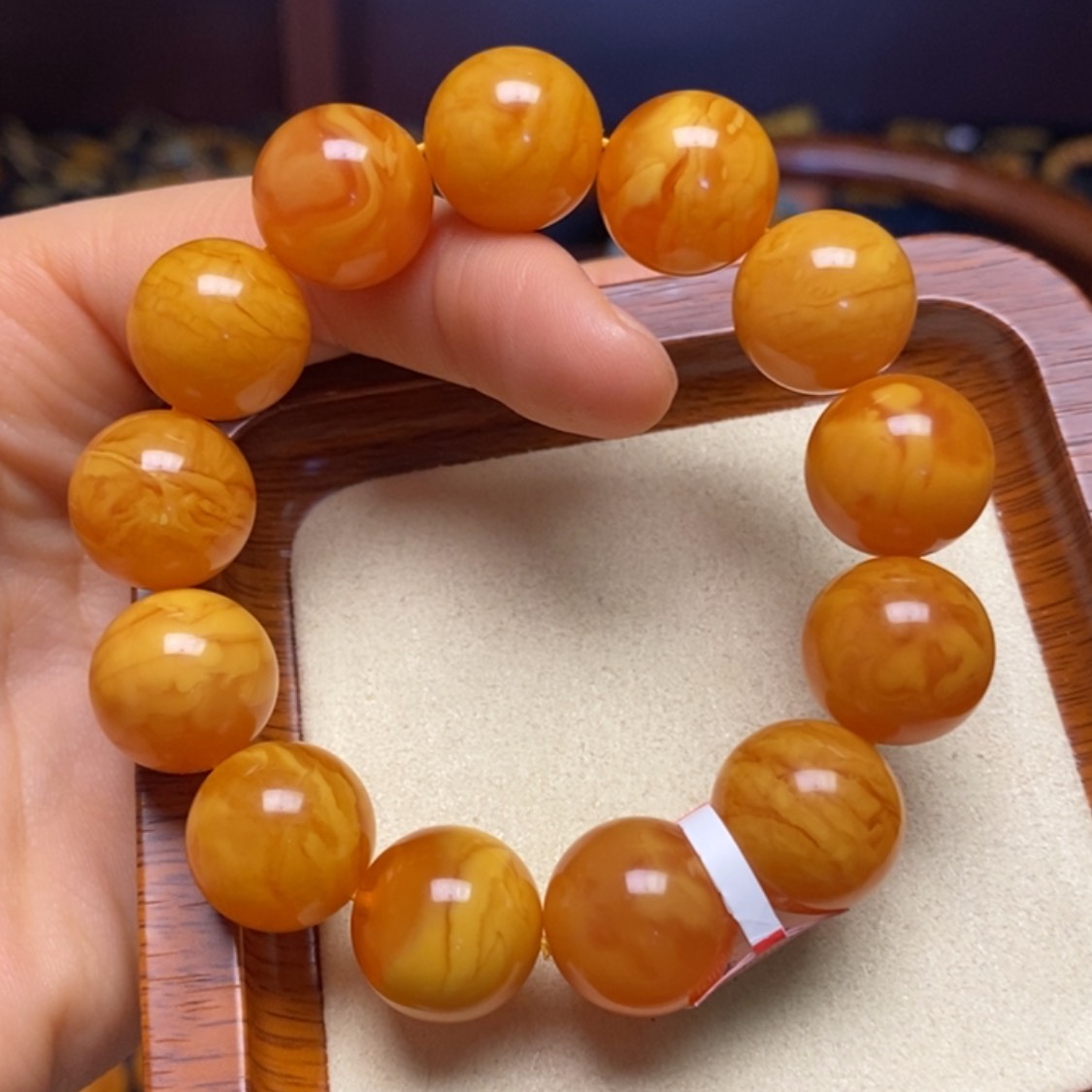 【闪购商品】蜜蜡手链未镶嵌手串