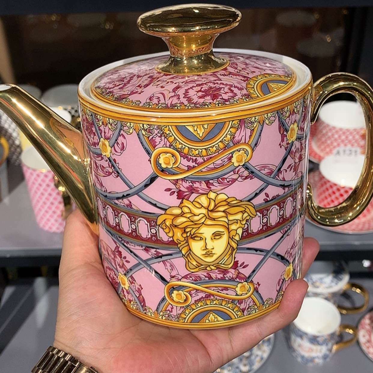 【闪购商品】瓷片咖啡壶