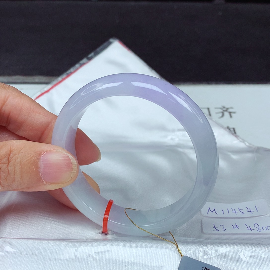 未镶嵌手镯翡翠53圈4541