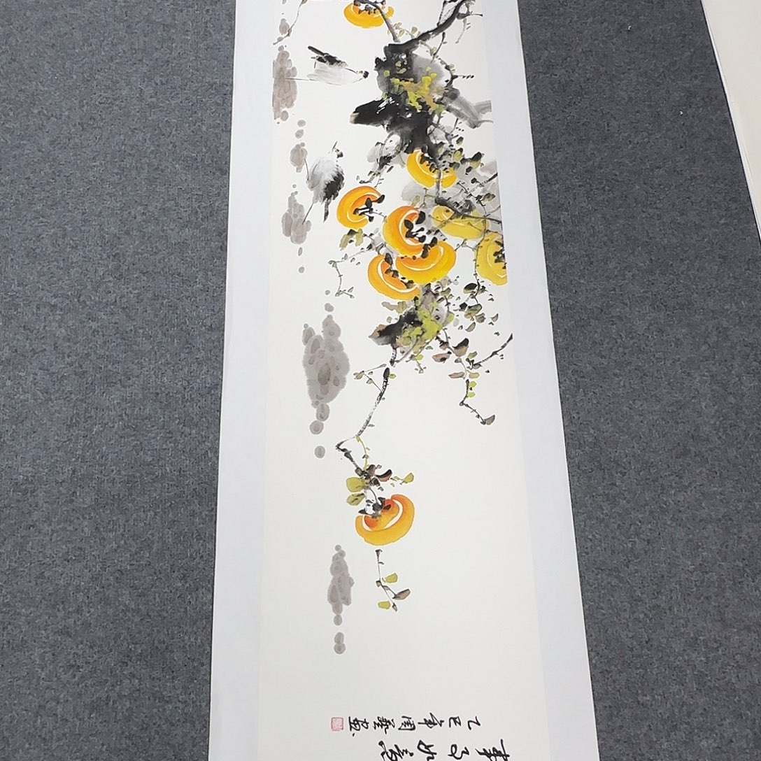 国画国画纯手绘山水花鸟