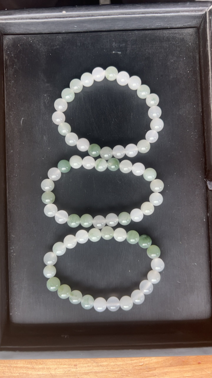 天然玉石手串卡8 多样性发货拍一发一