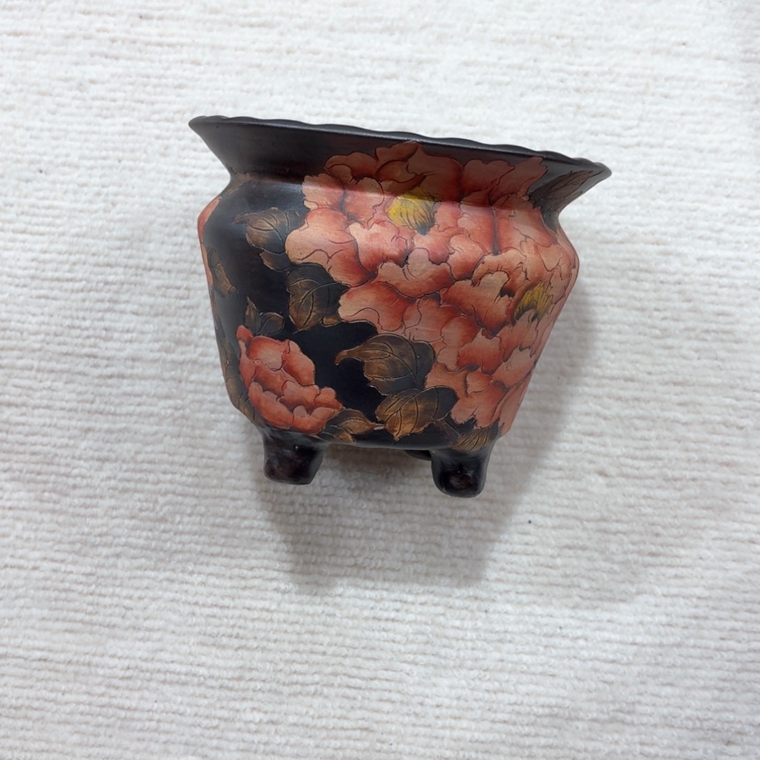 天***肉花盆紫砂陶瓷多肉花盆瑕疵