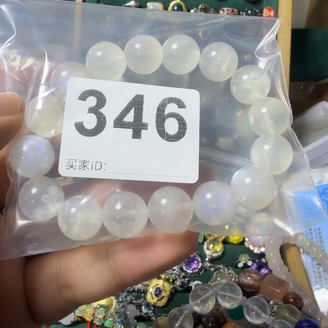 不***噎月光石手链未镶嵌