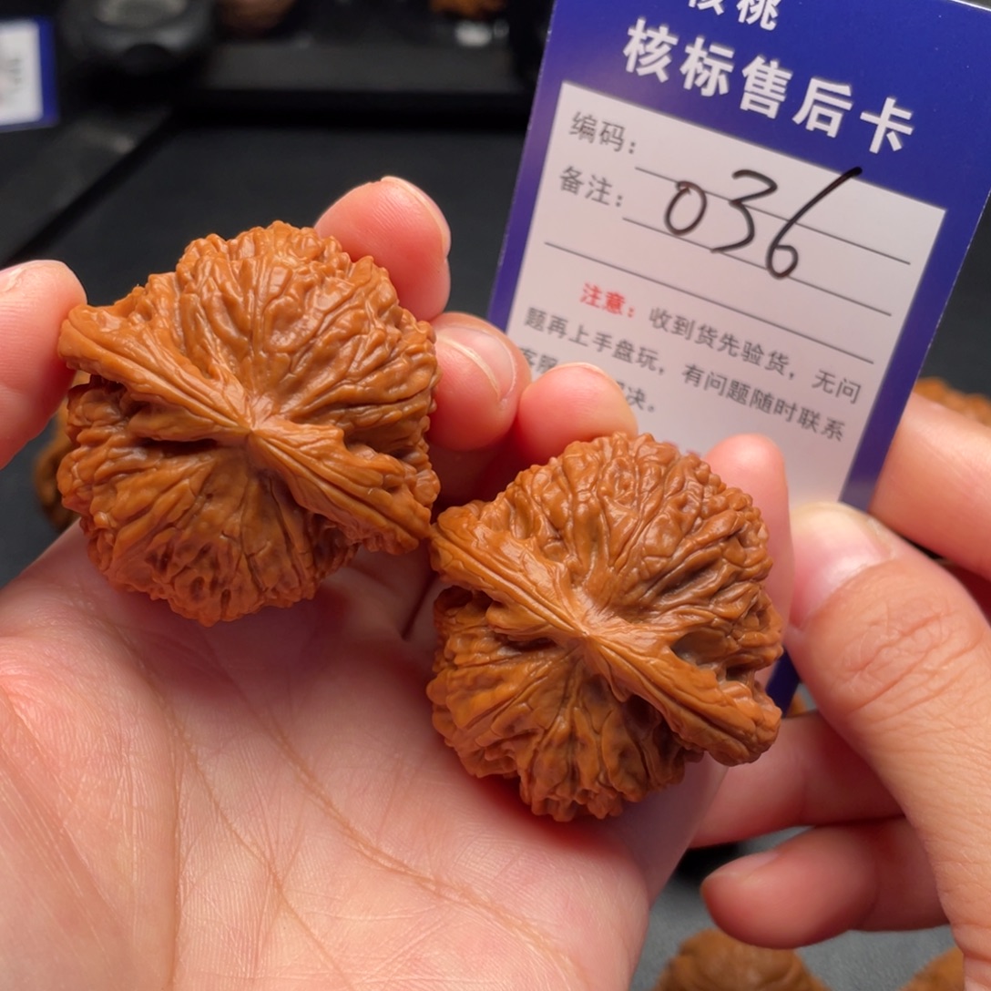 把件文玩核桃白狮子42尺036号