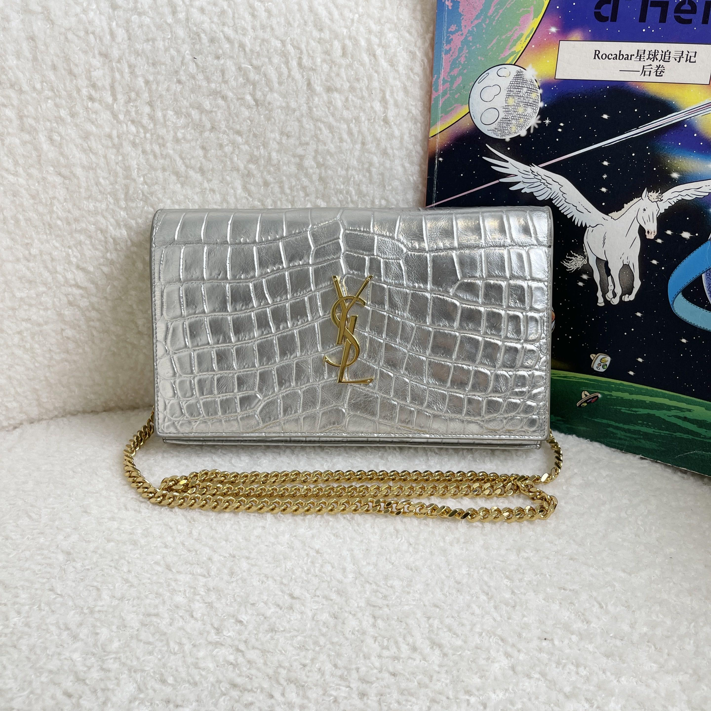 99新 YSL/圣罗兰 woc链条包中号/12期免息 20691569/代卖服务