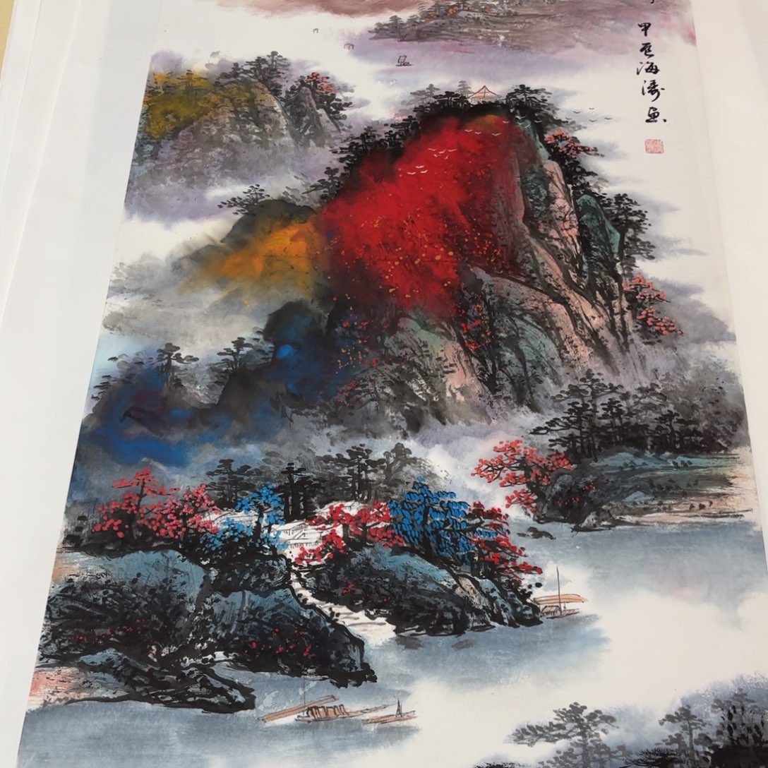 国画国画李海涛画芯100✖️50
