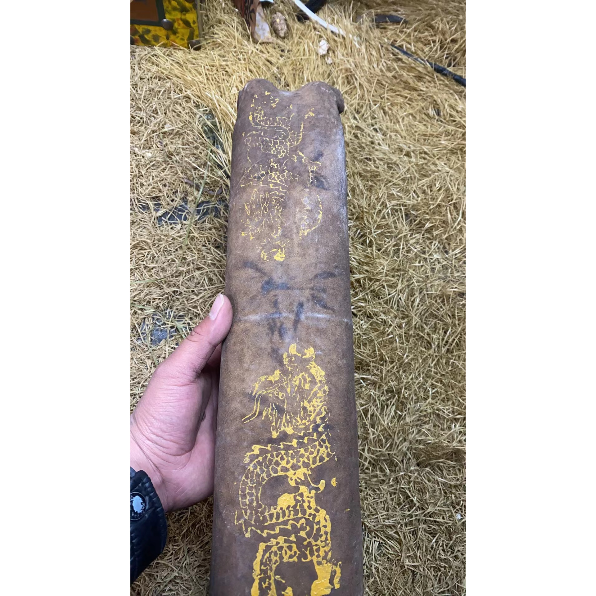 木皮包四条屏装饰摆件（金三甄选）张