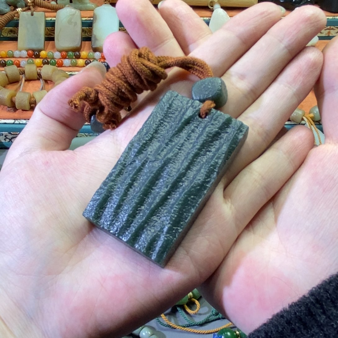 和田玉颈饰未镶嵌王*秀