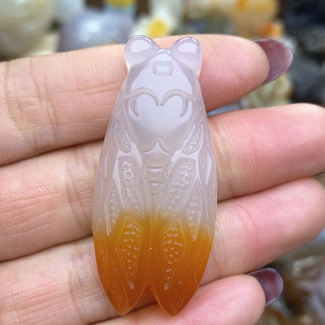 玛瑙/玉髓挂件未镶嵌