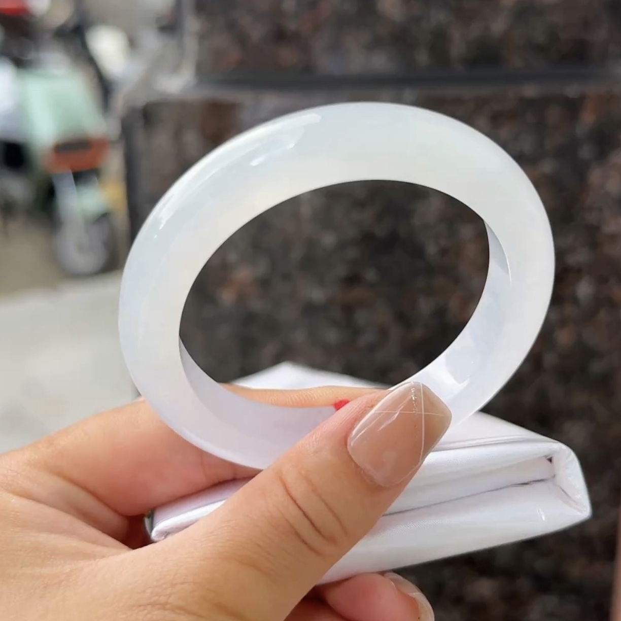 K（上新）五十五翡翠A货手镯正品