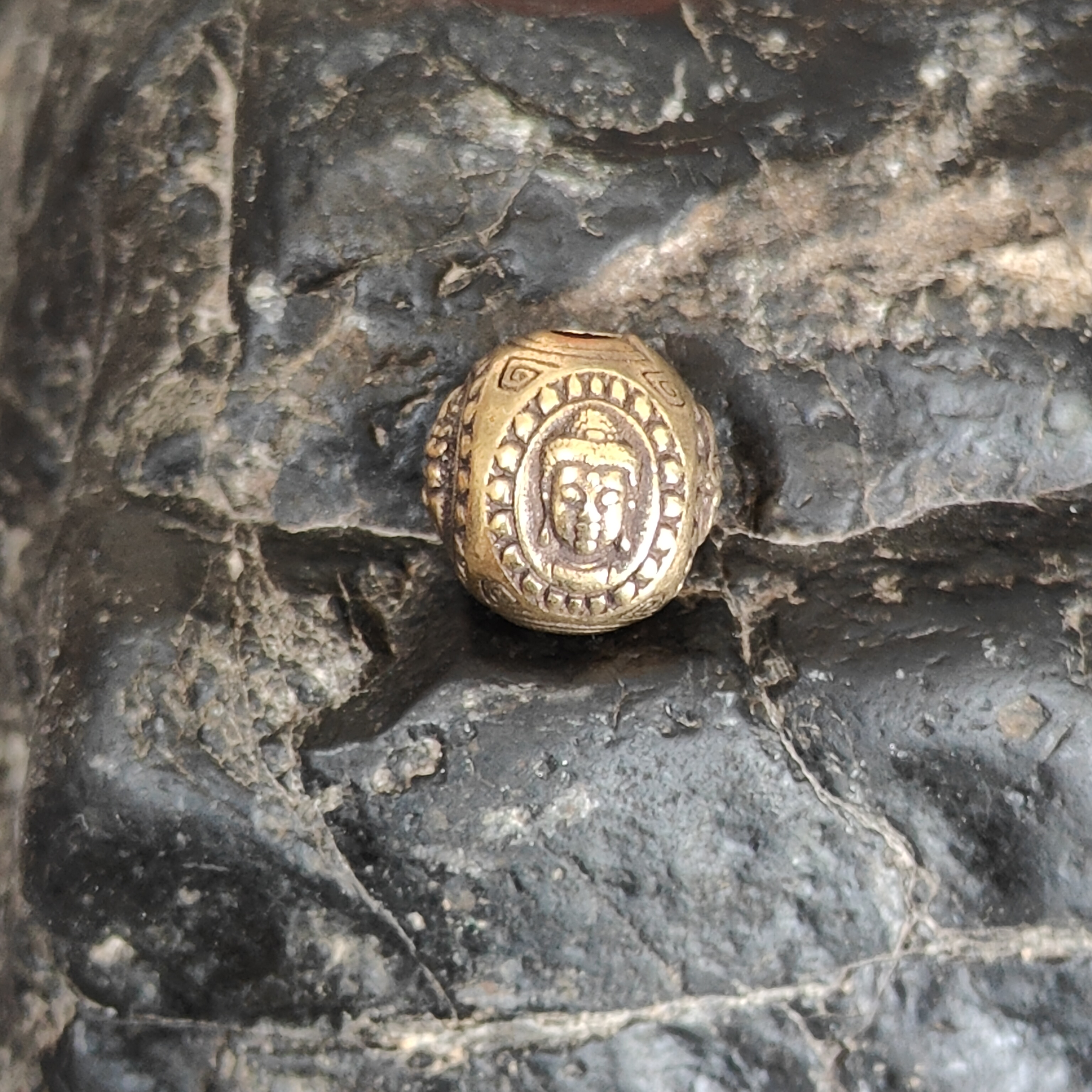 铜吊坠 文玩配饰四面佛顶珠腰珠星月金刚百香椰蒂猴头配饰