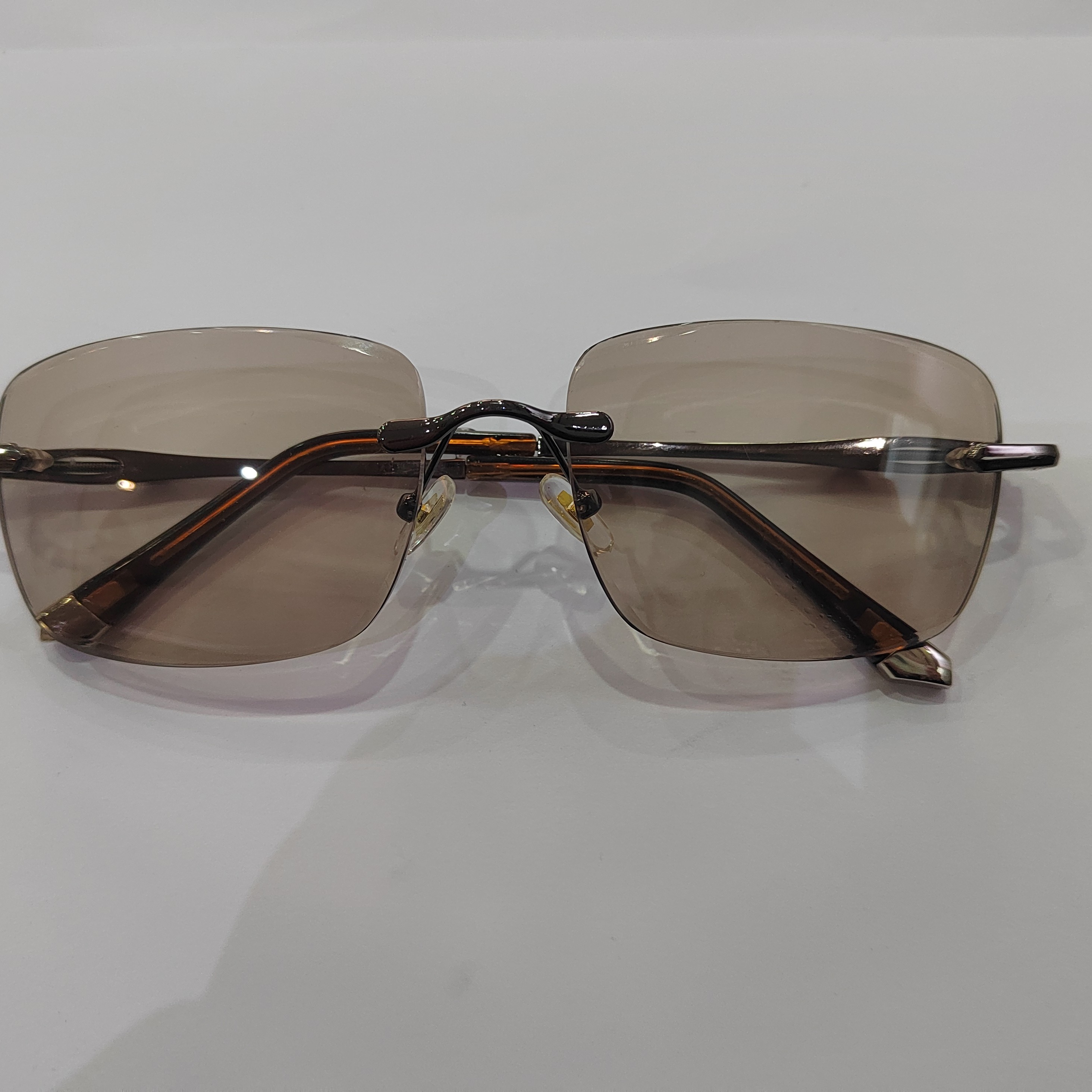 商务款茶色天然石头眼镜