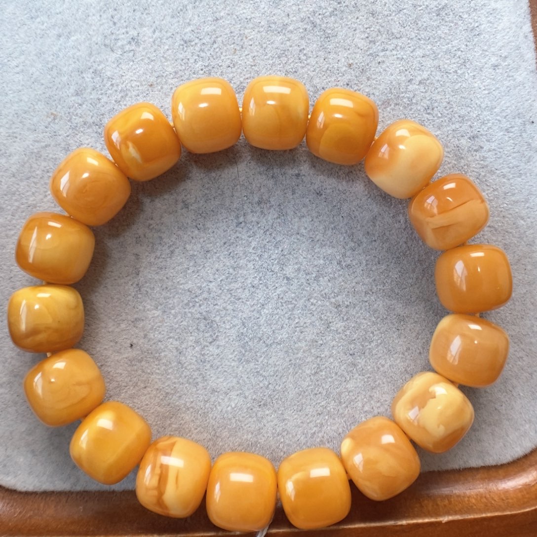 蜜蜡未镶嵌手串蜜蜡