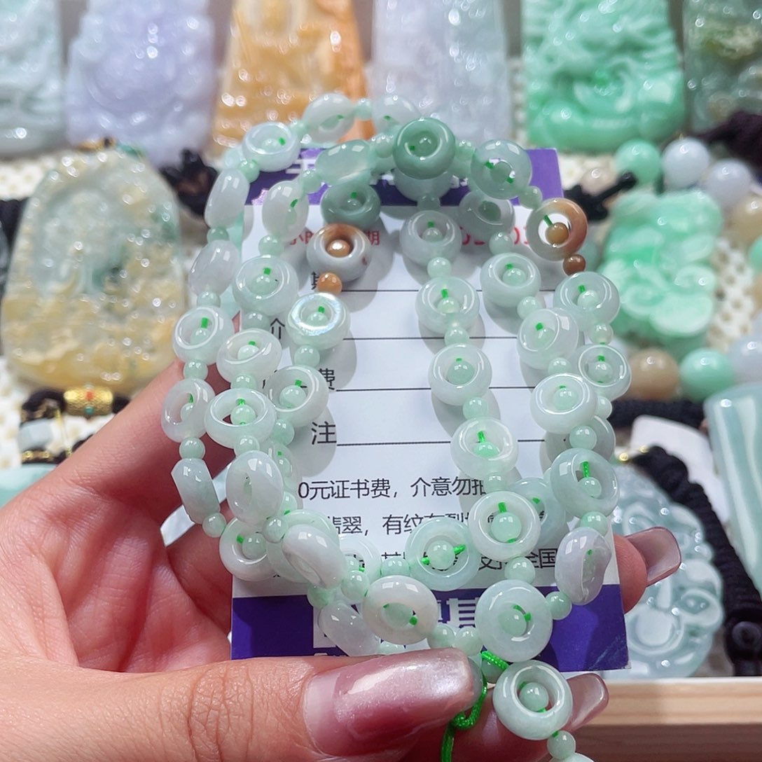颈饰未镶嵌翡翠翡翠