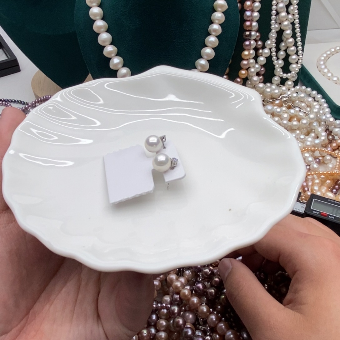 淡水珍珠默认微瑕淡水珍珠合金14