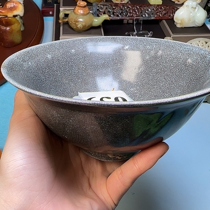 悟***#摆件瓷碗挂件牌子手把件