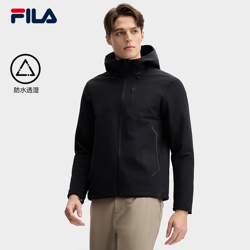 Fila/斐乐梭织外套男士【防水透湿】2025年新款户外运动F11M512703F