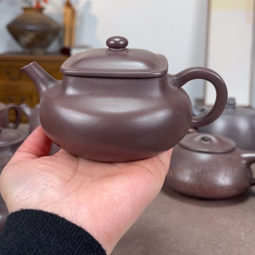 紫砂茶壶开*龙天青乾坤240