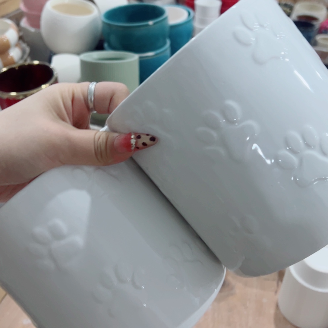 有孔，陶瓷花盆满10米包邮发货